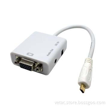 Micro HDMI to VGA with Audio Converter